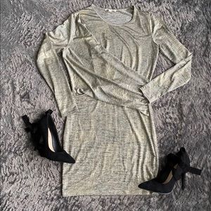 Olive & Oak gold bodycon dress